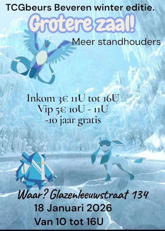 TCGbeurs Beveren wintereditie